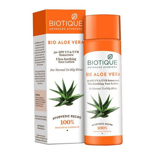 BIOTIQUE BIO ALOE VERA FACE LOTION,120ML Just Colorme