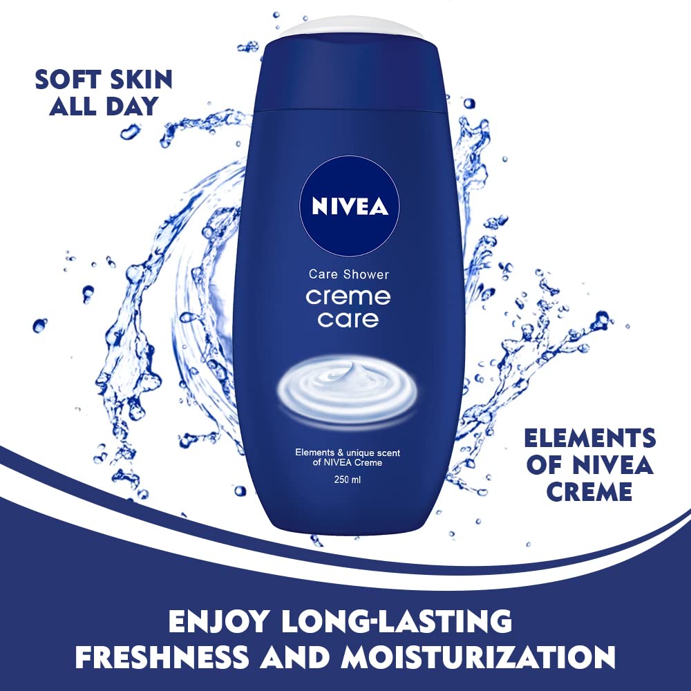 NIVEA CRÈME CARE BODY WASH,250ML Just Colorme